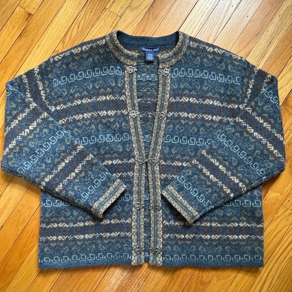vintage wool cardigan